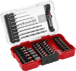 Набір ударних біт і свердл по металу 39шт M-Case 0.64кг Einhell hoz0013247