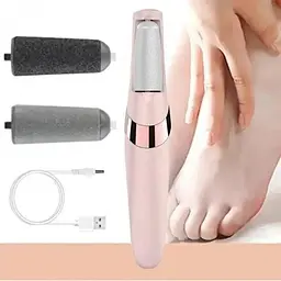 Пемза електрична Flawless Pedi RD-9021 для видалення мозолів та чистки п'ят  акумуляторна Рожевий - мініатюра 2