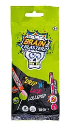 Льодяник на паличці Brain Blasterz Drip'N'Lick Apple 189г