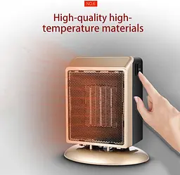 Електричний нагрівач потужністю 900 Вт, два режими охолодження й опалення, автоматичне вимкнення - мініатюра 7