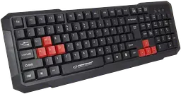 Клавіатура Esperanza EGK102 Red Black (EGK102RUA) - мініатюра 3