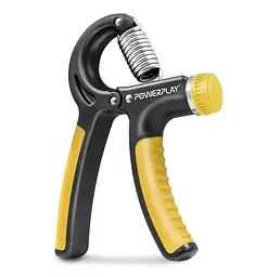 Еспандер кистьовий PowerPlay PP-4323 з регульованим навантаженням 10-40 кг Strength Grip Чорно-жовтий (PP_4323_Bl/Yellow) - мініатюра 1