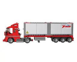 Конструктор M38-B0338 SLUBAN "Місто. Трейлер" фігурки 3шт 345 деталей в коробці (6903149507017) - мініатюра 3