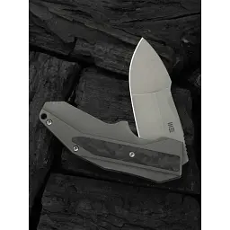 Ніж Weknife Coral, Stonewash, титан/Carbon Fiber (WE24044-2) - мініатюра 12