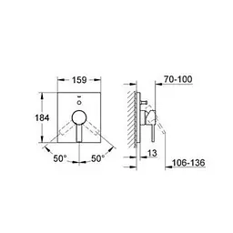 Змішувач для душу Grohe Allure 19315000, Хром - мініатюра 2