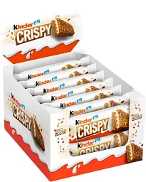 Упаковка шоколадних батончиків Kinder Crispy 34 г х 14 шт