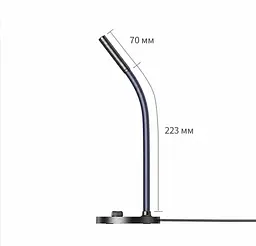 Настільний мікрофон для комп’ютера UGREEN CM564 з підключенням USB-A без шумозаглушення всеспрямований 360° 16 біт 48 кГц з регулятором гучності мікрофона з вимкненням мікрофона та світлодіодною індикацією з аудіовиходом 3,5 мм для навушників або колонок для Windows macOS Linux з автоматичним розпізнаванням при підключенні на гнучкій стійці з протиковзними накладками на основі чорний (90416) - мініатюра 6
