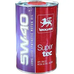 Автомобільна моторна олива WOLVER Supertec 5W-40 1л - мініатюра 2