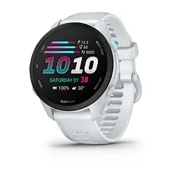 Смарт-годинник Garmin Forerunner 70 зі світло-сірим силіконовим ремінцем