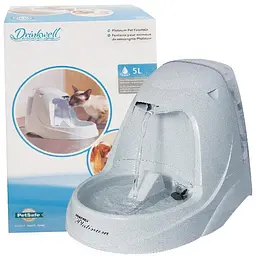 PetSafe Drinkwell Platinum Pet петсейф дрінквелл платинум автоматичний фонтан поїлка для собак і кішок, 5 л