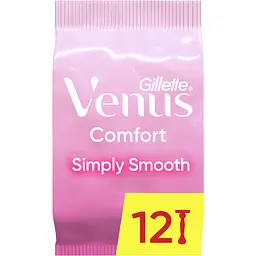 Одноразові станки для гоління (бритви) жіночі Simply Venus 3 12 шт.
