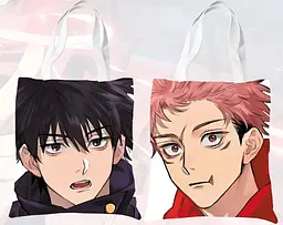 Шоппер еко-сумка Магічна битва Jujutsu Kaisen 36 х 33 см двосторонній