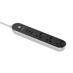 Мережевий продовжувач LDNIO SC3301 (3 х розетки 3 х USB) 1.6 м - мініатюра 4