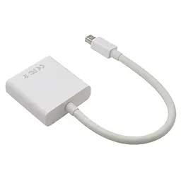 Адаптер STLab Mini DisplayPort (Thunderbolt) Male - VGA Female 0.18 м HD 1080P для Apple Mac білий (U-999 white) - мініатюра 2