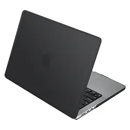 Чохол-накладка для MacBook Pro 16 M5 Pro-M2 Pro/M5 Max-M1 Max, чорний, Matte Shell, матовий, пластиковий, захисний аксесуар для ноутбука, протиударний, з вентиляцією та доступом до портів, для макбука, ArmorStandart (ARM80491)