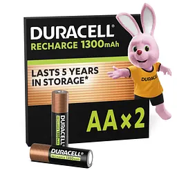 Акумулятор Duracell AA HR6 1300mAh * 2 (5000394039186 / 81367175)