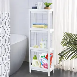 Етажерка чотирирівнева MVM, біла (FH-22/4 WHITE) - мініатюра 3