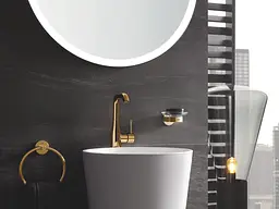 Змішувач для умивальника 1/2" L-розміру Grohe Essence 24174GL1 Золотий - мініатюра 3