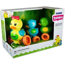 Іграшка-каталка Toomies Качечки зі звуком (E4613) - мініатюра 2