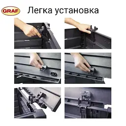 Компостер Graf Еко-Кінг 400 л зелений (627003) - мініатюра 4