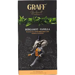 Чай чорний байховий Graff Bergamot-Vanilla 30 г (20 шт. х 1.5 г) - мініатюра 5