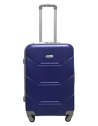 Валіза середня M ABS-пластик Milano bag 147M 66×46×29см 80л Темно-синій