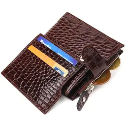 Чоловічий шкіряний гаманець Canpellini 12х9,8х1 см acs0025053 - мініатюра 5