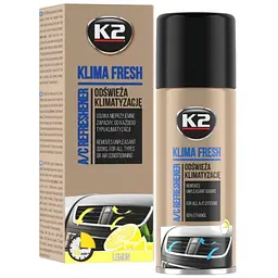 Очисник кондиціонеру антибактеріальний аерозоль K2 Klima Fresh Lemon 150мл K222