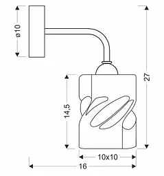 Бра Candellux 21-00125 Felis - мініатюра 8