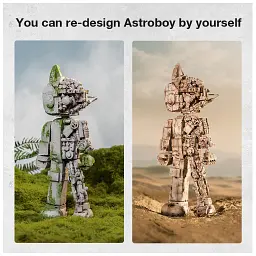 Конструктор Pantasy Astro Boy: Чисто біла версія (86206) - мініатюра 10