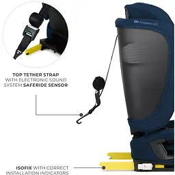 Автокрісло Kinderkraft Fix2Go i-Size Navy (KCFI2GO0NAV0000) - мініатюра 6