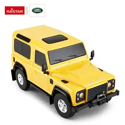 Машинка Rastar Land Rover Defender на управлінні 1:24 жовтий 78500 - мініатюра 4