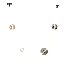 Стельова люстра LED Levistella 788P68117 (2400) BK+SM+AM+CL, 35W, 4000K, сучасний стиль, 2400 мм - мініатюра 2