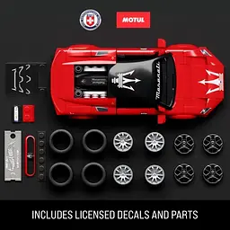Колекційна машинка-конструктор Hot Wheels Mattel Brick Shop Speed Maserati (JFR90) - мініатюра 4