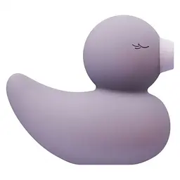 Вибратор CuteVibe Cute Vibe Ducky Вакуумный для клитора, 9.8х1.2 см фиолетовий