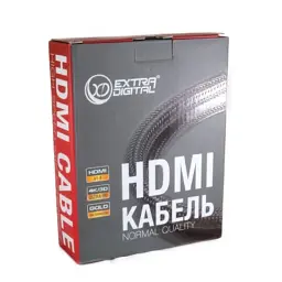 Кабель мультимедійний HDMI M to HDMI M 10.0m V1.4 Extradigital (KBH1748) - мініатюра 6