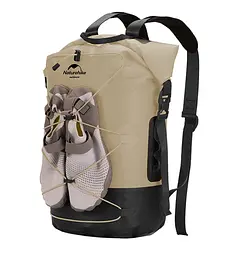 Водонепроникний рюкзак Naturehike NH21FSB04 20л (Бежевий)