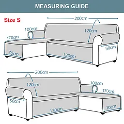 Високоякісний водонепроникний чохол на кутовий диван Modern Sofa Cover - мініатюра 3