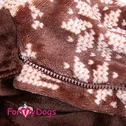 Зимовий комбінезон для собак "Сканді Зимова піжама" коричневий 8 For My Dogs zoo0006250 - мініатюра 2