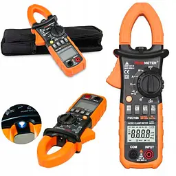 Токові кліщі з функціями мультиметра та True RMS PeakMeter PM2108 - мініатюра 3