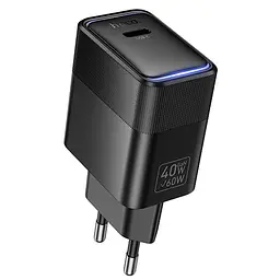Мережевний зарядний пристрій Hoco CS113A Lounge PD40W 1USB-C Black