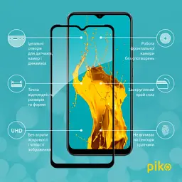 Скло захисне Piko Full Glue Realme C30 (1283126546204) - миниатюра 2