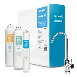 Компактний розумний фільтр зворотного осмосу Ecosoft CROSS60 (MO3400PECO) - мініатюра 2