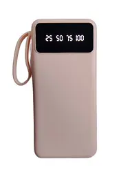 Power Bank 20000 mAh павербанк з екраном LVR 015 Pink (17552)