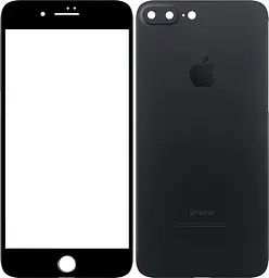 Захисне скло TOTO 2.5D Full cover Tempered Glass front and back for iPhone 7 Plus Black