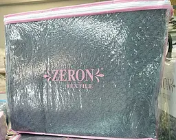 Махрове простирадло-покривало Zeron Turkey 150х220 Bawer Antrasit - мініатюра 2