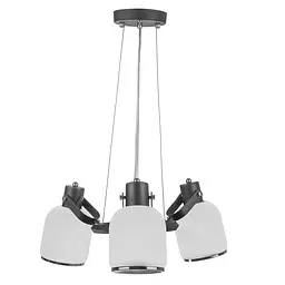 Люстра підвісна Brille для вітальні E27 60W BK (LK-563S/3)