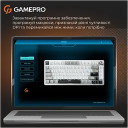 Клавіатура GamePro Genesis Silverlight MK126 USB UA Grey (MK126) - мініатюра 5