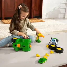Конструктор John Deere Kids Збери трактор із викруткою (47208) - мініатюра 4
