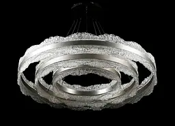 Люстра стельова LED Splendid Ray L83058/800+600+400/3, діаметр 80 см, чорний та сірий, сучасний стиль для дому - мініатюра 5
